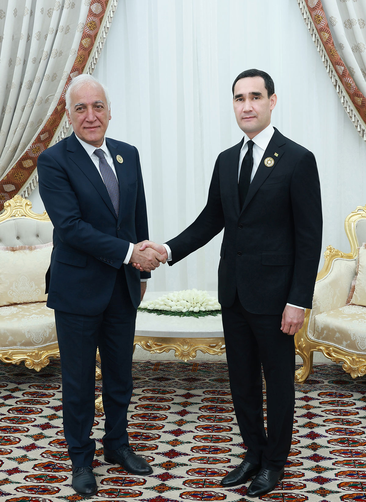 President of Turkmenistan met with President of the Republic of Armenia