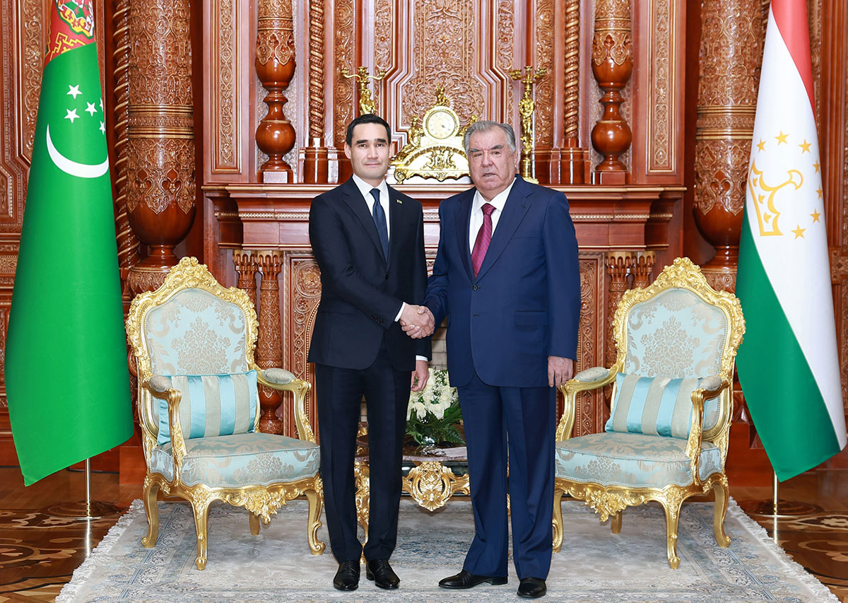 Presidents of Turkmenistan and Tajikistan highly praised the level of bilateral relations