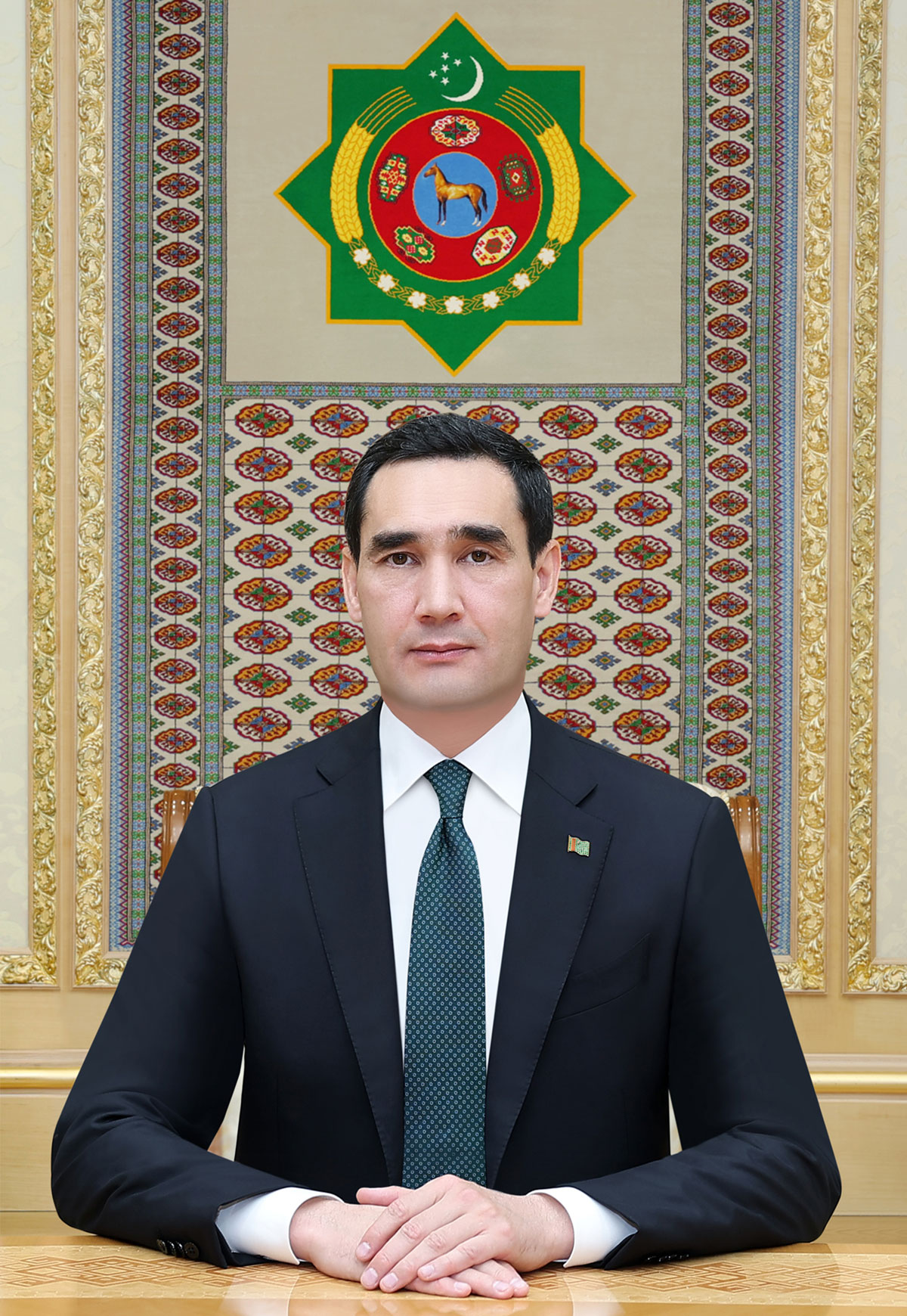 Президент Туркменистана принял Чрезвычайного и Полномочного Посла Государства Палестина