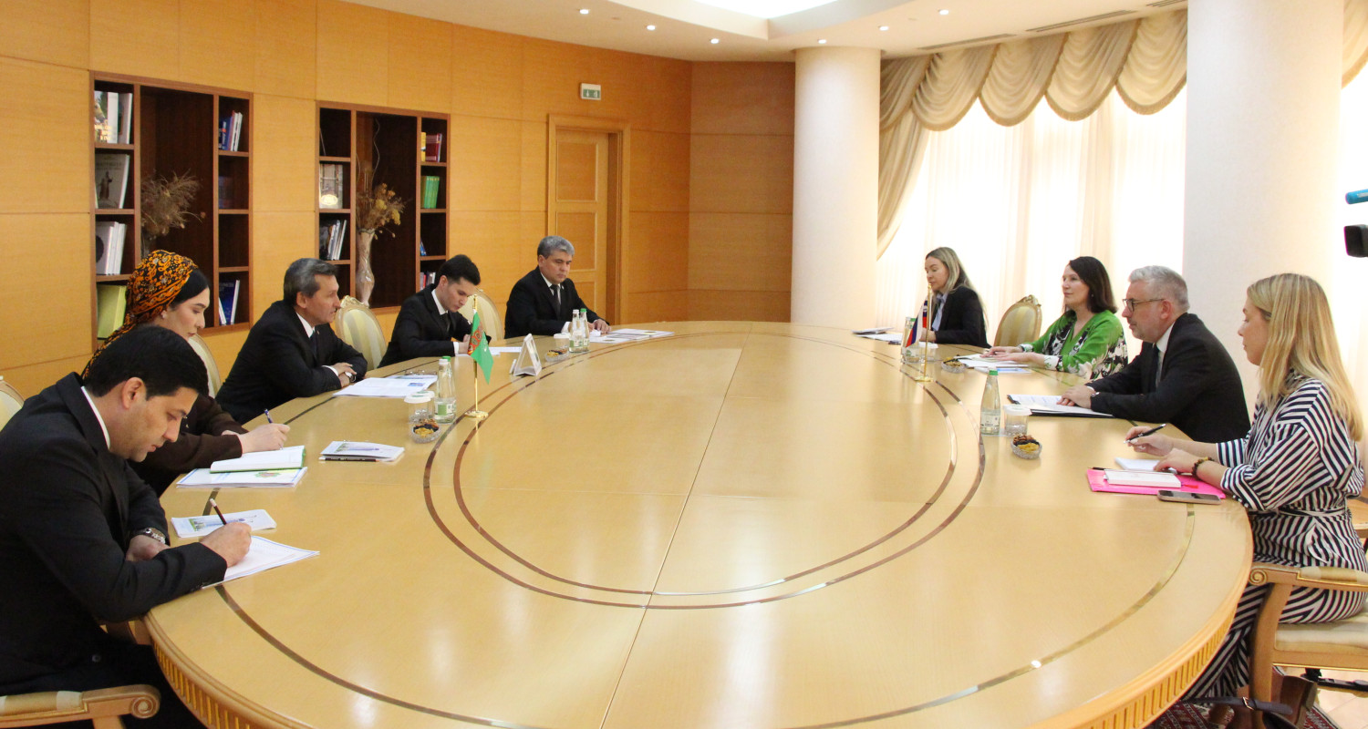 Current issues of Turkmen-Slovenian partnership were discussed