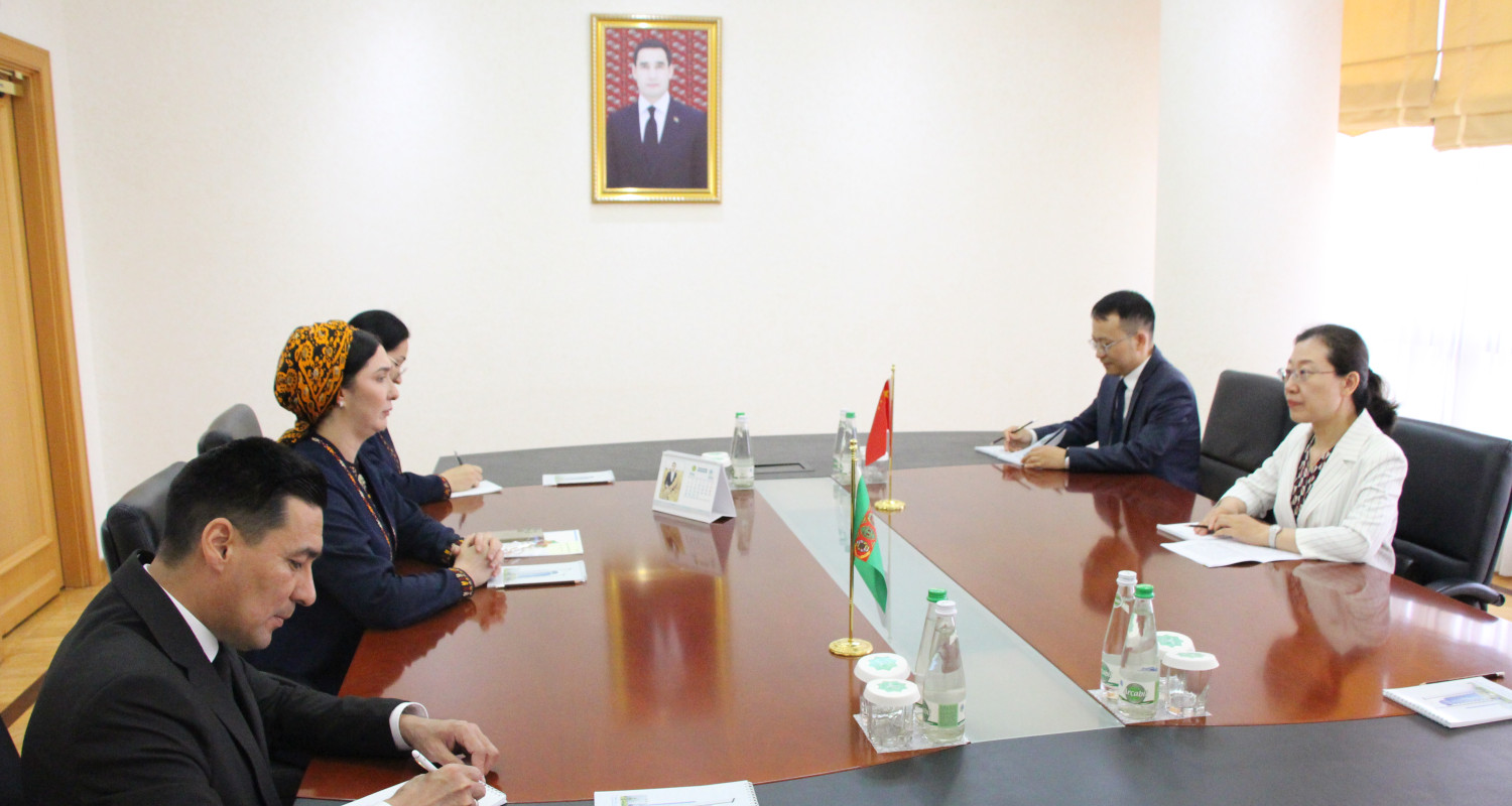 Meeting with the Chargé d'Affaires of the Embassy of the People's Republic of China in Turkmenistan