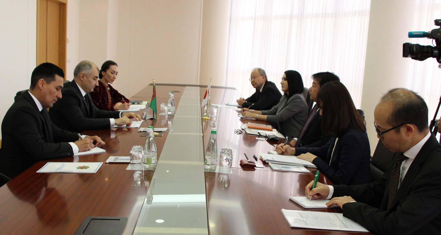 The Ministry of Foreign Affairs of Turkmenistan held a meeting with the delegation of Japan