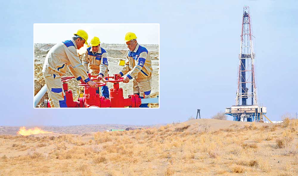 A new gas well has been commissioned at the Galkynyş field
