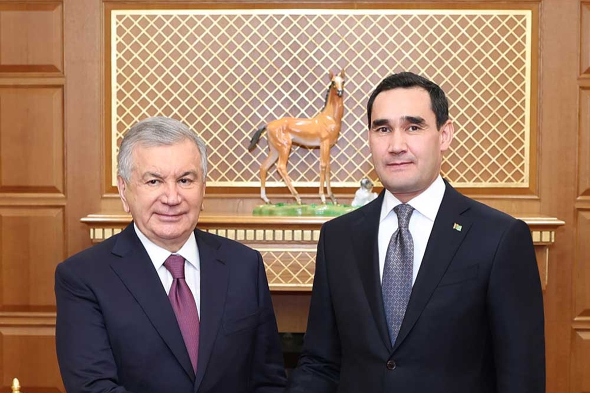 Türkmenistanyň Prezidenti Özbegistanyň Baştutany bilen duşuşdy