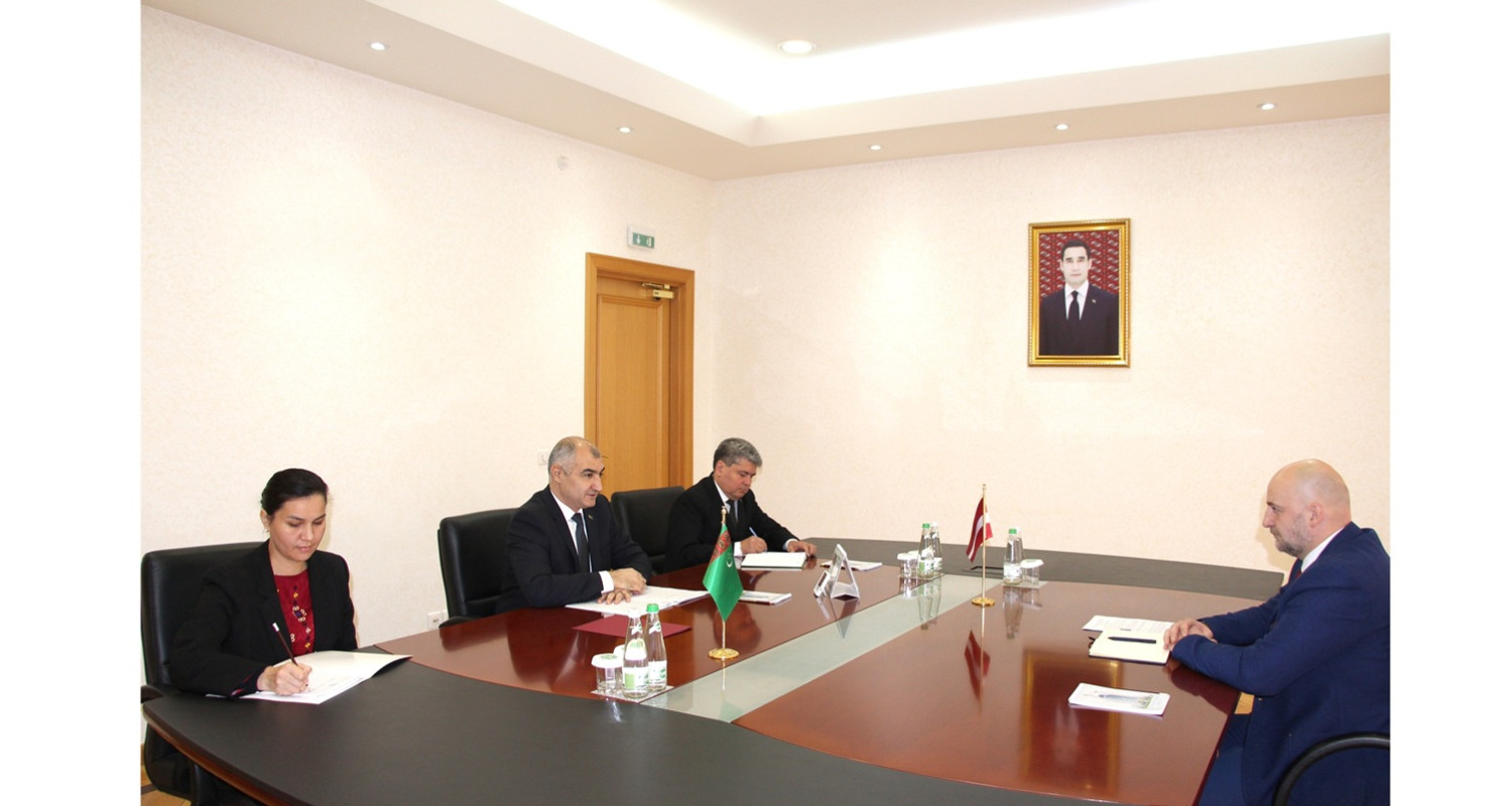 Turkmenistan and Latvia discuss prospects for strengthening further cooperation