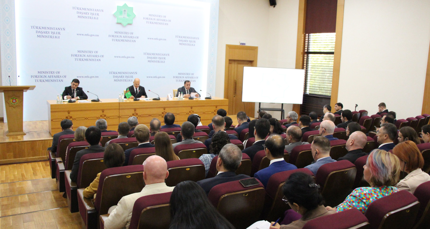 Briefing on preparations for the Third UN Conference on Landlocked Countries was held at the MFA of Turkmenistan